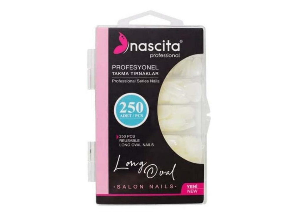 Nascita Reusable Long Oval Nails 171 Pack of 250