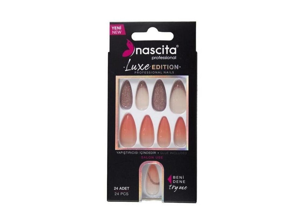 Nascita Luxe False Nails With Glue 225 Pack of 24