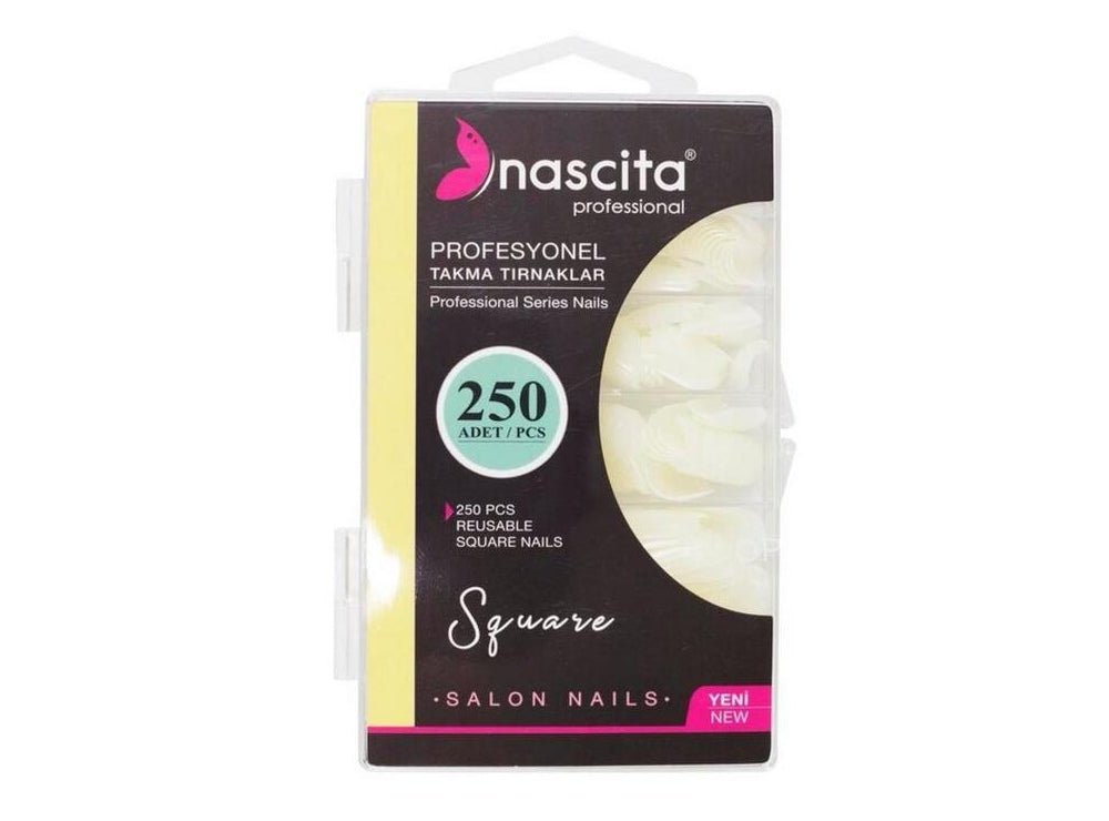 Nascita Reusable Square Nails 173 Pack of 250