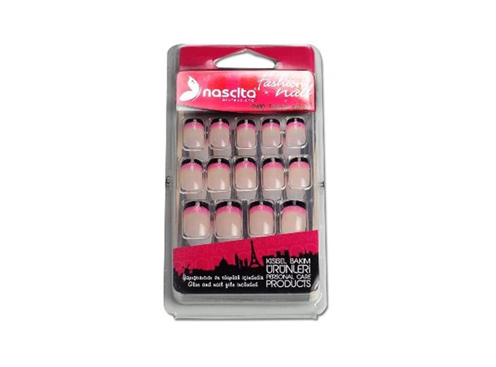 Nascita Fashion Nails With Glue & Nail File 92 Pack of 24