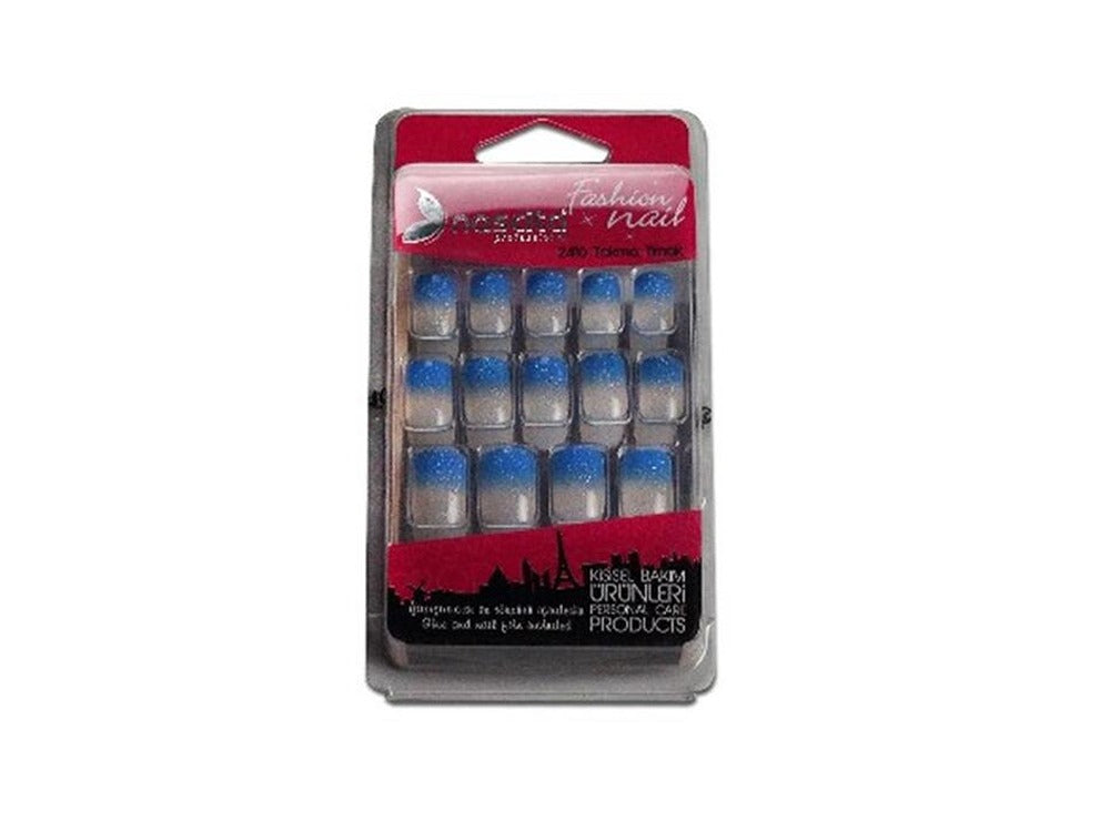 Nascita Fashion Ombre Nails With Glue & Nail File 111 Pack of 24