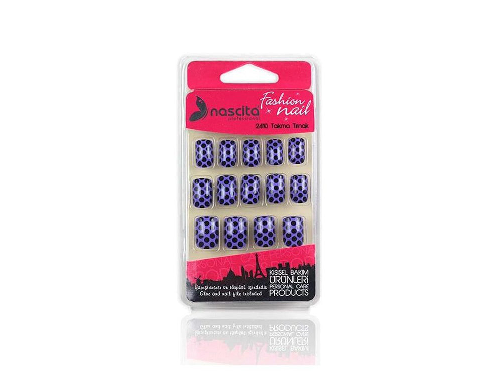 Nascita Fashion Nails With Glue & Nail File 127 Pack of 24