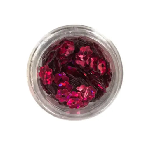 Nascita Sparkle Flower Nail Art Decoration Pink