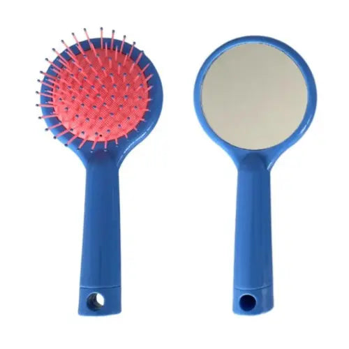 Nascita Hair Brush With Mirror Blue