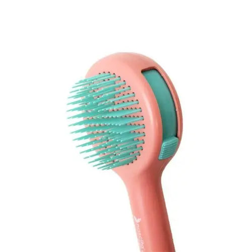 Nascita 2-in-1 Detangling Brush & Scalp Massager With Mirror Pink