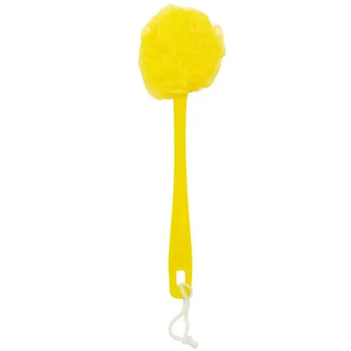 Nascita Long Handle Bath Loofah Yellow