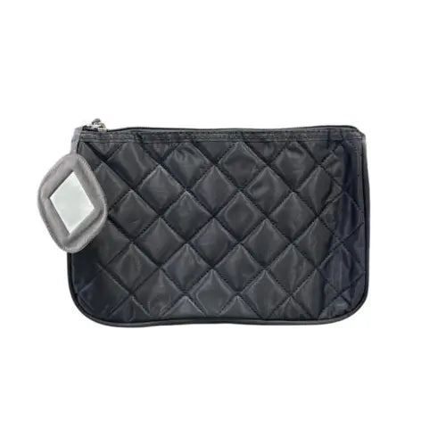 Nascita Cosmetic Bag With Mirror Black