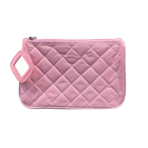 Nascita Cosmetic Bag With Mirror Pink