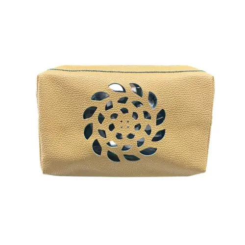 Nascita Floral Cutout Makeup Bag Light Orange