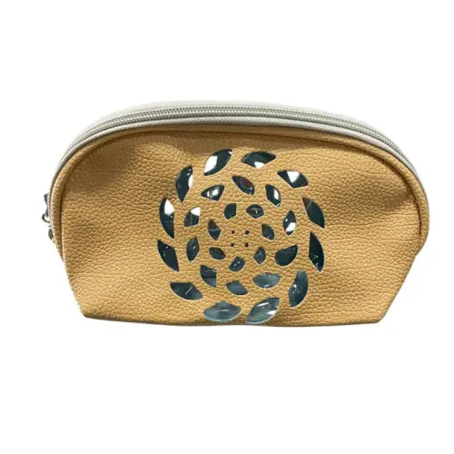 Nascita Floral Design Makeup Bag Light Orange