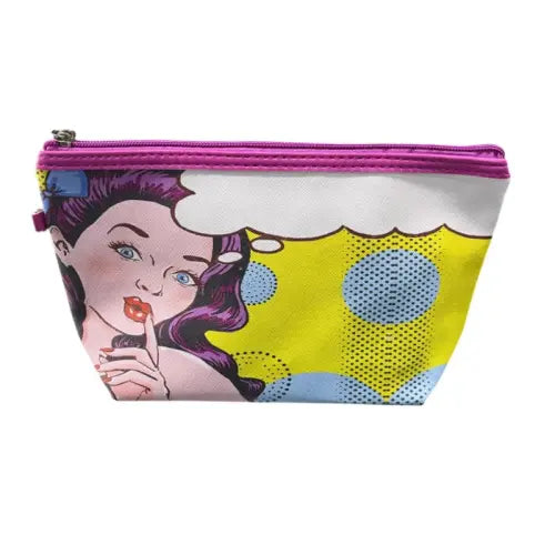 Nascita Pop Art Cosmetic Pouch With Mirror