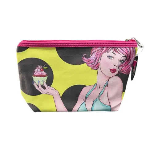 Nascita Pop Art Cosmetic Bag With Mirror
