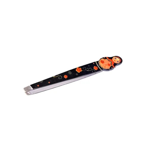 Nascita Colorful Printed Tweezer Black