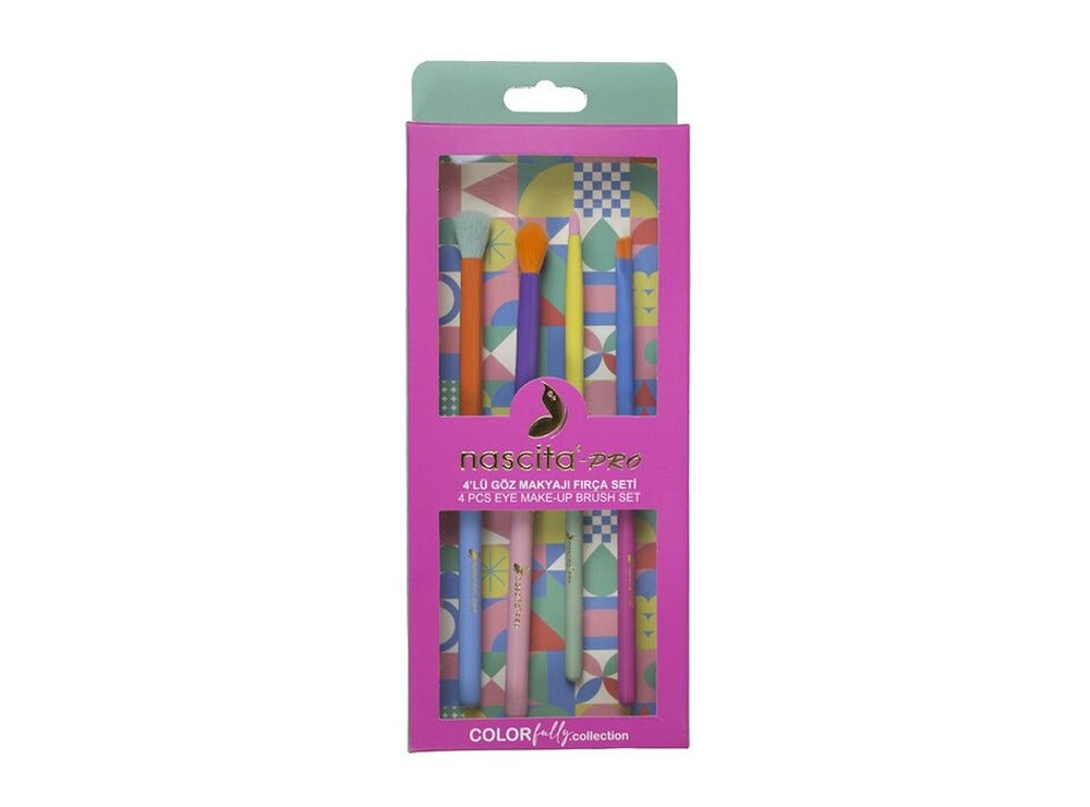 Nascita 4-Piece Eye Makeup Brush Set