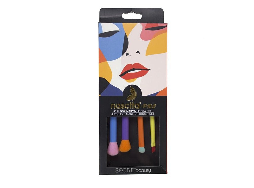 Nascita Secret Beauty 4-Piece Eye Makeup Brush Set