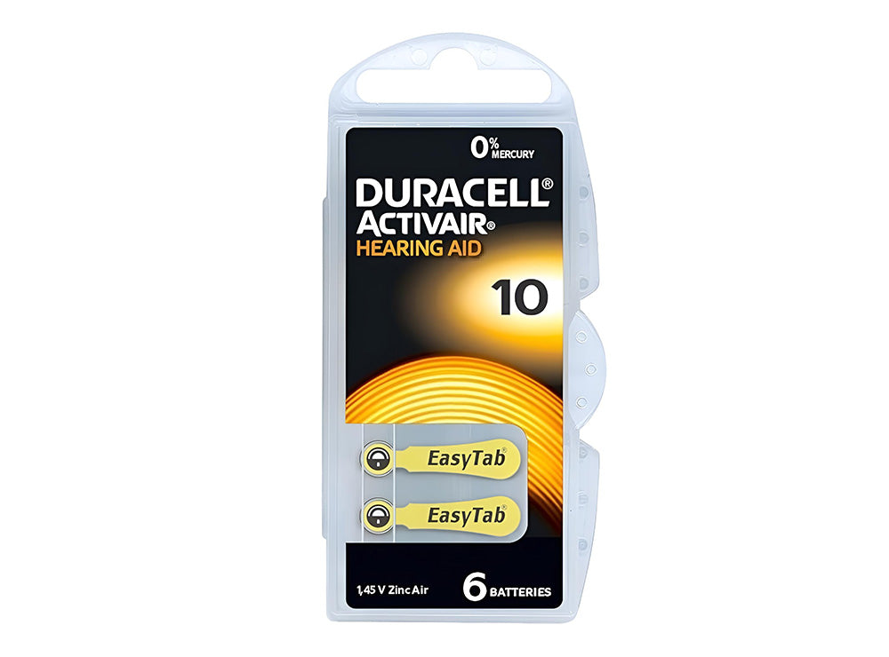 Duracell 10 Hearing Aid Battery Pack of 6