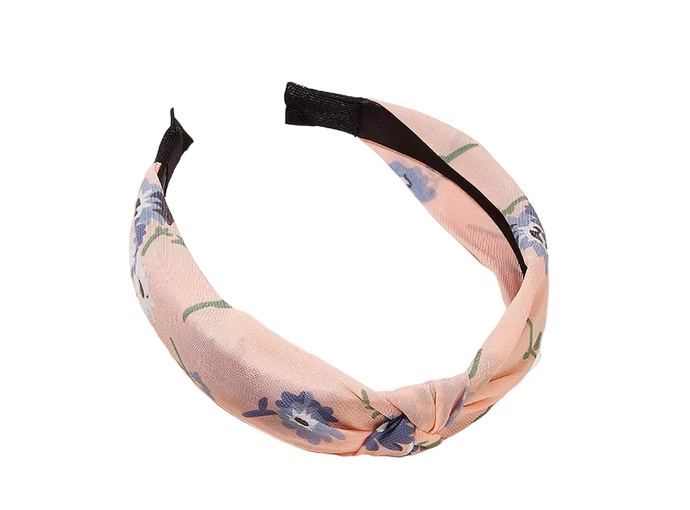 Lily's Style Floral Plaid Pink Headband